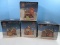 Lemax 4 Collectible Carole Town 2002 Christmas Village Series Lighted Building 