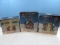 Lemax 3 Collectible Carole Town 2002 Christmas Village Series Lighted Building 