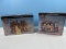 2 Lemax Carole Towne 2001 Christmas Village Series Lighted Porcelain Building 