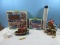 Lot Lemax Collectibles Christmas Village Collection Porcelain Lighted Building 