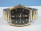 Vintage Elgin II Diamond Men's Two Tone Expansion Wrist Watch w/Date Display