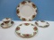 NEW 5pc Place Setting Royal Albert Bone China Old Country Rose Pattern Montrose Shape Red &