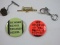 Lot Men's Handcuffs Tie Tack, SC State Seal Emblem Tie Tack, 2 Novelty Buttons etc.