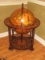 Remarkable Mid Century Modern Italian Old World Zodiac Globe Cocktail Bar. Globe Opens to