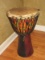 Unique African Djembe Drum AKA West African Goblet Drum, Colorful Design 23