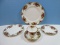 NEW 5pc Place Setting Royal Albert Bone China Old Country Rose Pattern Montrose Shape Red &