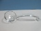 Glass Punch Bowl Ladle w/ Pour Spout Bowl