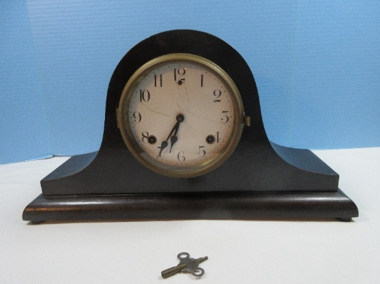 Traditional Sessions Onion Head Key Wind Mantel Clock