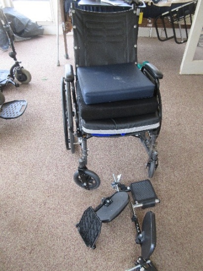 Invacare Tracer 5x5 Everyday Folding Manual Wheel Chair w/Cushions