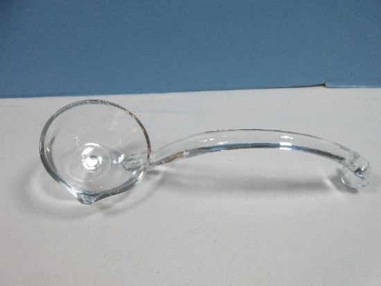 Glass Punch Bowl Ladle w/ Pour Spout Bowl