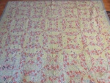 Vintage Summer Quilt Pattern Possibly Whirlyu Gig Approx. 68