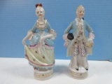 Rare Find Pair Ucagco China Colonial Couple 8 1/2