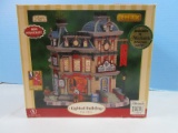 Collectible Lemax Christmas Village Post Office Lighted Porcelain Building in Original Box