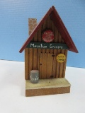 Artisan Woodworker Hand Crafted Mountain Grocery General Store Chauga Village Bank by