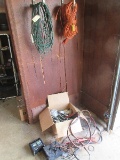 Lot Extension Cords, Exide Battery Charger, Adapters etc.