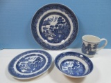 Johnson Brothers Earthenware Iconic Blue Willow Pattern Blue/White High-Quality Version