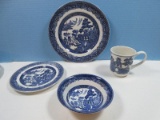 Johnson Brothers Earthenware Iconic Blue Willow Pattern Blue/White High-Quality Version