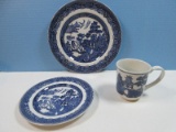 Johnson Brothers Earthenware Iconic Blue Willow Pattern 10 1/2