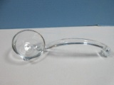 Glass Punch Bowl Ladle w/ Pour Spout Bowl