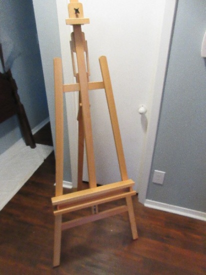 Heavy Duty A-Frame Studio Multi-Function Beechwood Art/Display Easel- 6'