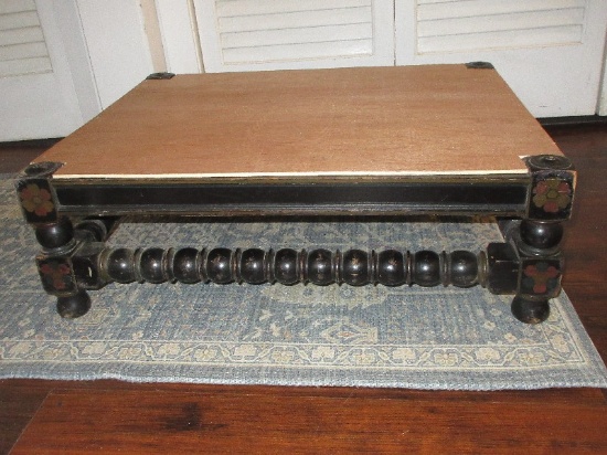 Refined Victorian Revival Era Style Raiser/Low Platform/Display Stand - 8"H, Top 20" x 24"