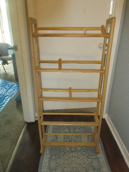 Wooden Media Storage Rack for CD's & DVD's