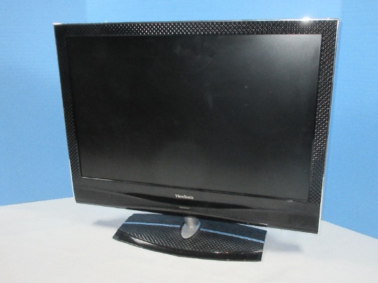 View Sonic LCD TV Widescreen 22" Flat Screen TV on Base w/Remote Model No. NX2232W