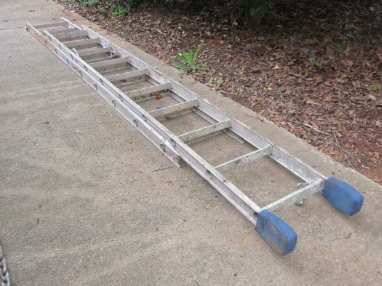 Werner Saf-T-Master 20Ft Aluminum Extension Ladder Model D1120-2