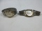 2 Men's Wrist Watch Pulsar w/Spanish Date/Date, Timex Water Resistant w/Date
