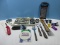Lot Estia Stainless Flatware, Wooden Slotted Salad Serving Utensils, etc.