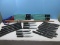 Martial Arts Lot 4 Ronin Gear Fixed Blade Training Knives w/Sheath-NIB