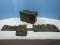 Empty Vintage Military Ammunition Box Form 80 & USMC Garand Ammo Belt