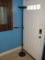 Black Torchiere Floor Lamp w/Adjustable Reading Task Light