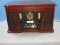Innovative Technology Yesteryear Victoria 7-In-1 Turn Table, CD Player + Recorder Wireless Blue-