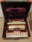 Rare Find Vintage Candy Stripe Cellini Piano Accordion in Case-Est. $999.00 Used