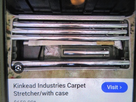 Kinkead Industries Carpet Stretcher Installer Set w/Case- Est. $650+