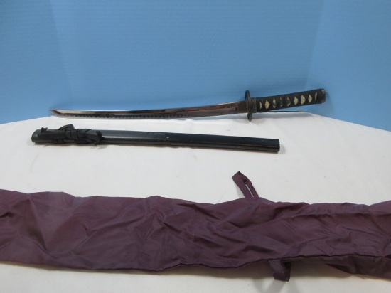 Samurai Style 26" Sword w/Sheath- NIB