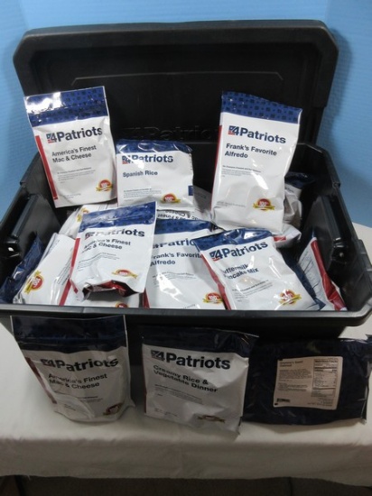 4 Patriots 4 Week Survival Food Kit, Shelf Life 25yrs. In Storage Tote