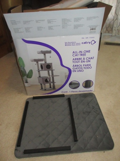 Over The Top Catry Cat Curniture All-In-One Cat Tree Multi-Level Play, Scratch & Rest-Retail $189