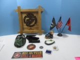Lot USMC Collection Semper Fi Salute The Hamilton Collectible 4 1/4