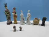 Lot Pair Blanc De Chine Porcelain 9