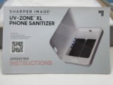 Sharper Image UV-Zone XL Phone Sanitizer- Appears NIB