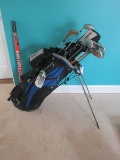 Knight Crusader Stand Bag w/Right Hand Golf Clubs, Wilson 4300 Wooden Head Driver, 2 Series