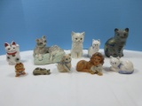 9 Adorable Cat Figurines Collectors Marty Sculpture Inc. Purrfect Pet 