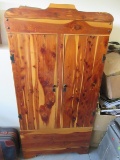 Depression Era Style Cedar Wardrobe Double Doors- 66 1/2'H x 33