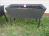 Polymer Outdoor Raised Garden Bed Basket Weave Design-30