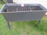Polymer Outdoor Raised Garden Bed Basket Weave Design-30