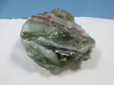 Scarce Find Studio Slag Art Glass Ozaki Fjord Stylized Artistic Work
