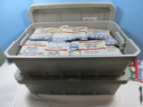 Food 4 Patriots 2 Totes 3 Month Food Supply Each Label Reads 450 Servings-Shelf Life 25yrs.