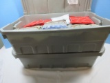 Food 4 Patriots 2 Totes 3 Month Food Supply Each Label Reads 450 Servings-Shelf Life 25yrs.